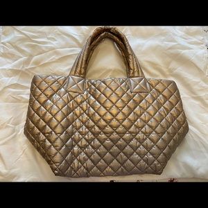 MZ Wallace Medium Metro Tote Pink Gold